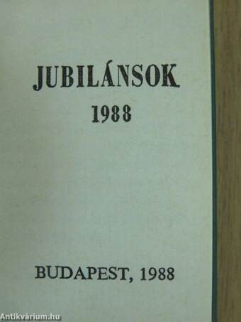 Jubilánsok 1988 (minikönyv)