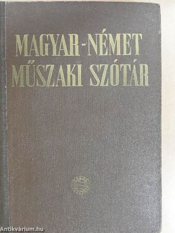 Magyar-német műszaki szótár