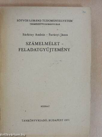 Számelmélet - feladatgyűjtemény