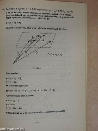 Matematika példatár VI.