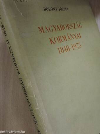 Magyarország kormányai 1848-1975