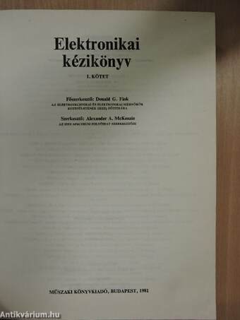 Elektronikai kézikönyv 1.