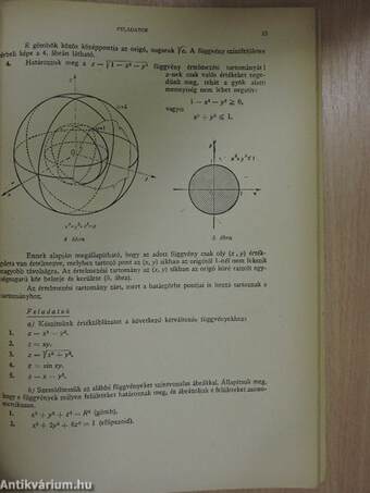 Műszaki matematikai gyakorlatok A. VI.