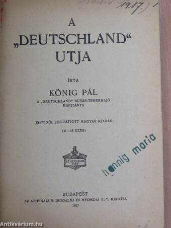 A "Deutschland" utja