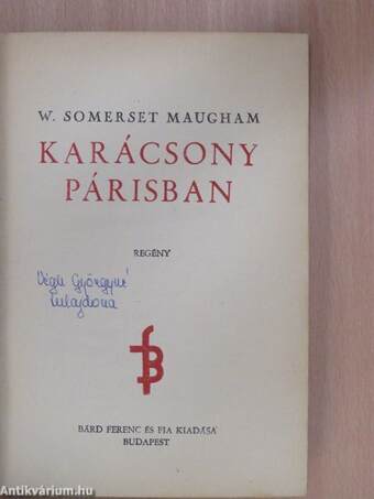 Karácsony Párisban