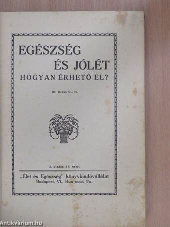 Egészség és jólét