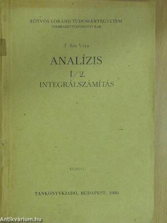 Analízis I/2.