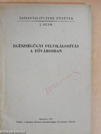 Egészségügyi felvilágosítás a fővárosban