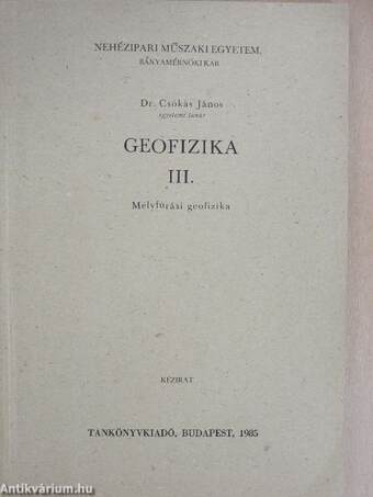 Geofizika III.