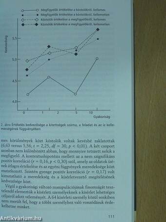 Érzelmek a társas kapcsolatokban és megismerésben