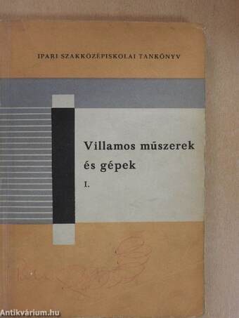 Villamos műszerek és gépek I.