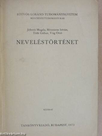 Neveléstörténet