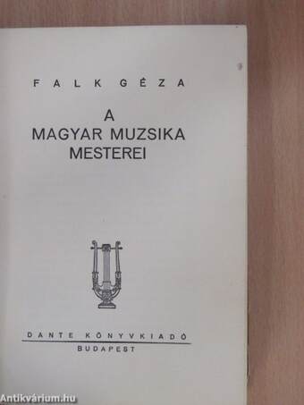 A magyar muzsika mesterei