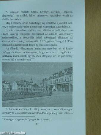 A Magyar Párt és Gyergyószentmiklós közélete az 1919-1933 közötti időszakban I-II.