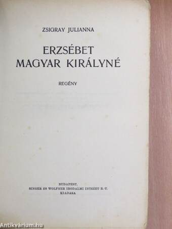 Erzsébet magyar királyné