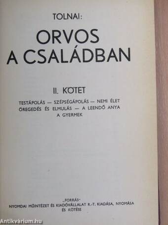 Orvos a családban II.