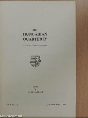 The Hungarian Quarterly January-April, 1963