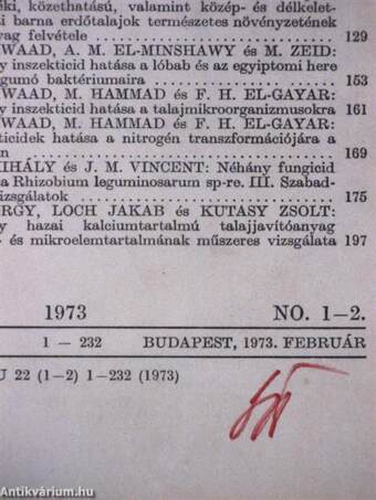 Agrokémia és Talajtan 1951-1998. január-december/1999/3-4./2000-2013. január-december/2014/1.