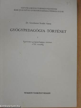 Gyógypedagógia-történet I.