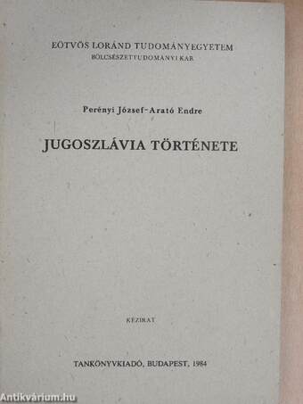 Jugoszlávia története