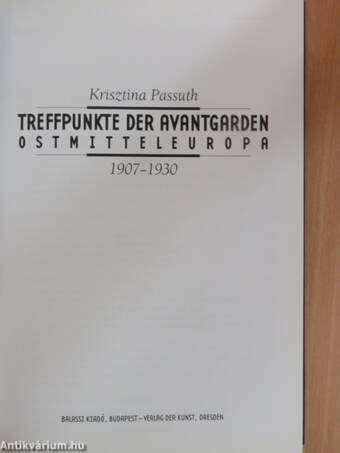 Treffpunkte der Avantgarden Ostmitteleuropa