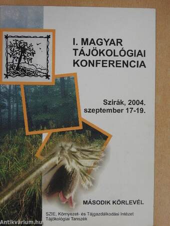 I. Magyar Tájökológiai Konferencia