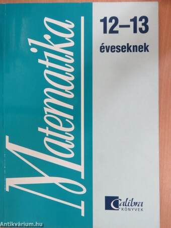 Matematika 12-13 éveseknek