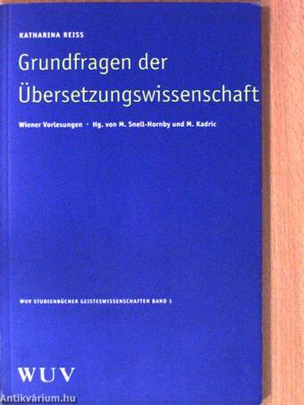 Grundfragen der Übersetzungswissenschaft