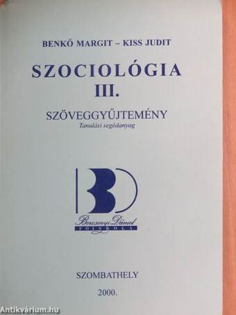 Szociológia III.