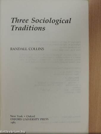 Three Sociological Traditions