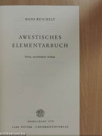 Awestisches Elementarbuch