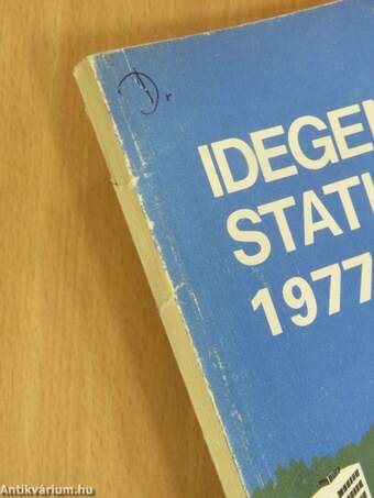 Idegenforgalmi statisztika 1977