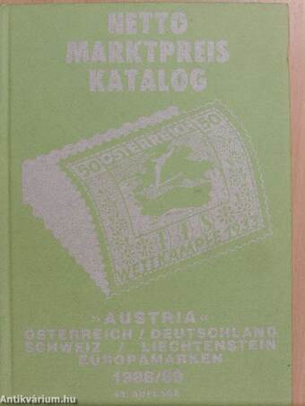 ANK »Austria« Netto - Katalog 1988/89.