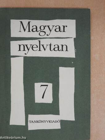 Magyar nyelvtan 7