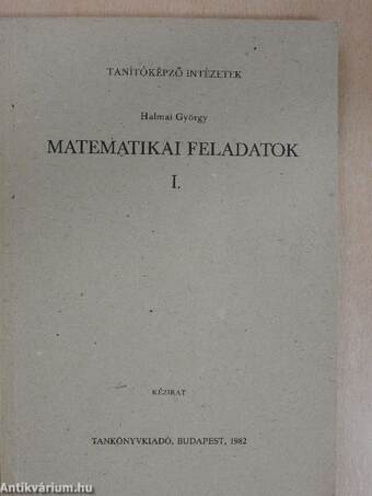 Matematikai feladatok I.