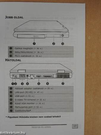 Notebook Multimedia Mobile Computer - Kézikönyv