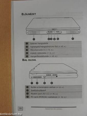 Notebook Multimedia Mobile Computer - Kézikönyv