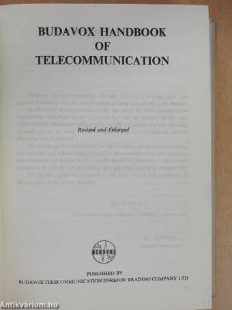 Budavox Handbook of Telecommunication