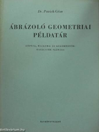 Ábrázoló geometriai példatár