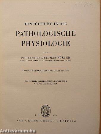 Einführung in die Pathologische Physiologie