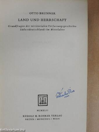 Land und Herrschaft