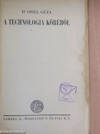 A technologia köréből