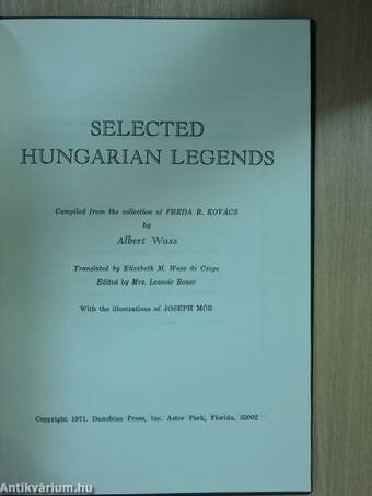 Selected Hungarian Legends