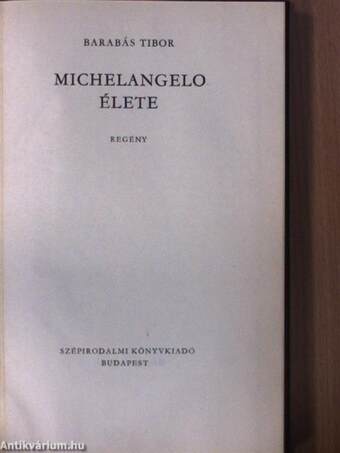 Michelangelo élete