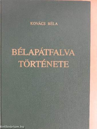 Bélapátfalva története