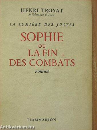 Sophie ou la fin des Combats