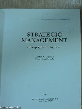 Strategic Management