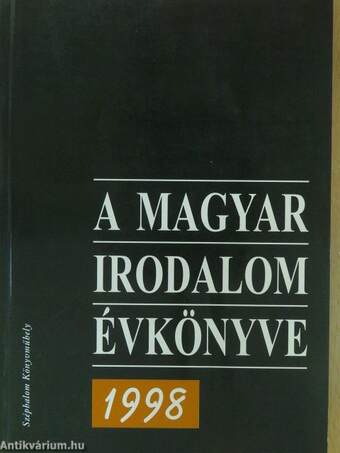 A magyar irodalom évkönyve 1998