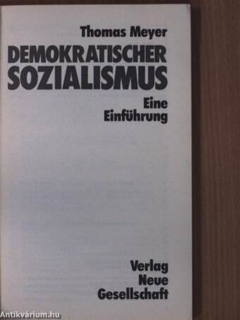 Demokratischer Sozialismus