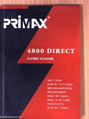 Manual Primax Compact 4800 Direct Scanner - User's Guide